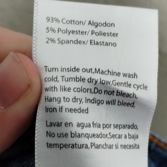 Risen Jeans High Rise Straight Jean Women's Plus Size 2X - Picture 7 of 7